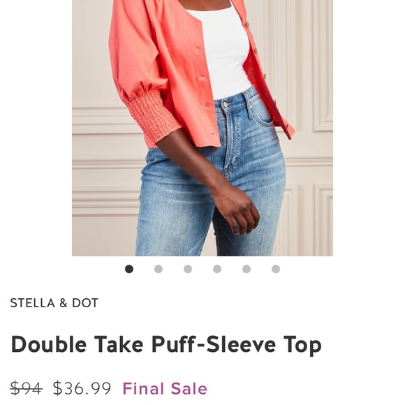 Two-Way Puff Sleeve Top - Picture 8 of 8